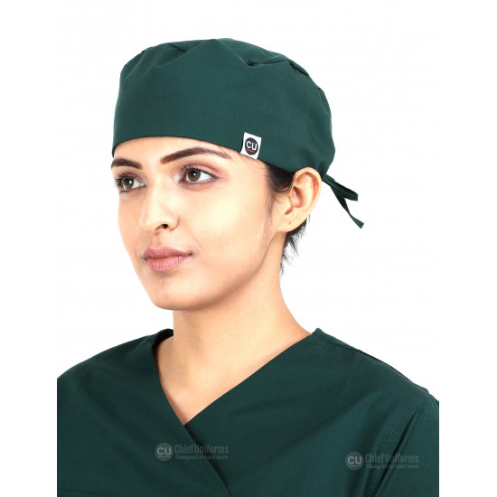 Medlooks Scrub Suit set for Women/Female with Matching Scrub Cap