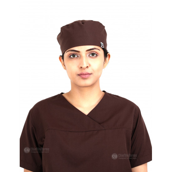 Medlooks Scrub Suit set for Women/Female with Matching Scrub Cap