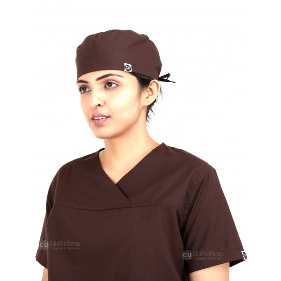 Medlooks Scrub Suit set for Women/Female with Matching Scrub Cap