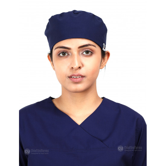 Medlooks Scrub Suit set for Women/Female with Matching Scrub Cap