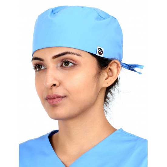 Medlooks Scrub Suit set for Women/Female with Matching Scrub Cap