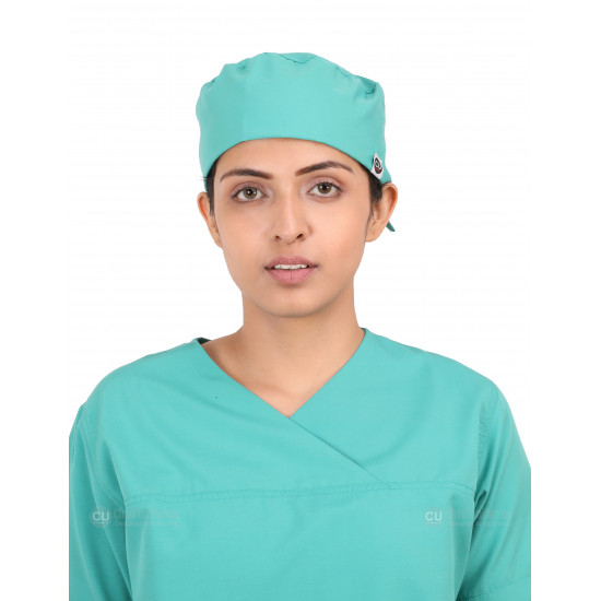 Medlooks Scrub Suit set for Women/Female with Matching Scrub Cap