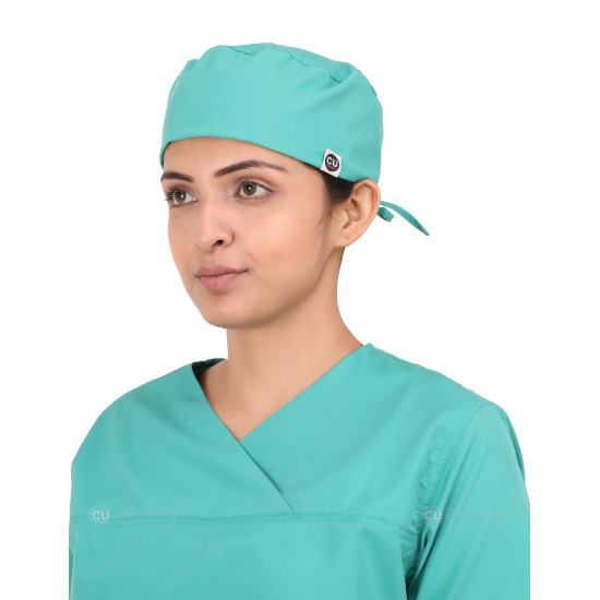 Medlooks Scrub Suit set for Women/Female with Matching Scrub Cap
