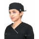 Medlooks Scrub Suit set piping design for Women/Female with Matching Scrub Cap