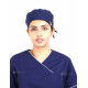 Medlooks Scrub Suit set piping design for Women/Female with Matching Scrub Cap