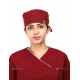 Medlooks Scrub Suit set piping design for Women/Female with Matching Scrub Cap