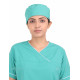 Medlooks Scrub Suit set piping design for Women/Female with Matching Scrub Cap