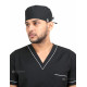Medlooks Unisex Scrub Suit set piping design V-Neck 3 Pocket Top and Cargo Type Trouser with Matching Scrub Cap