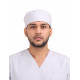 Medlooks Unisex Scrub Suit set V-Neck 3 Pocket Top and Cargo Type Trouser with Matching Scrub Cap