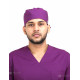 Medlooks Unisex Scrub Suit set V-Neck 3 Pocket Top and Cargo Type Trouser with Matching Scrub Cap