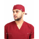 Medlooks Unisex Scrub Suit set V-Neck 3 Pocket Top and Cargo Type Trouser with Matching Scrub Cap