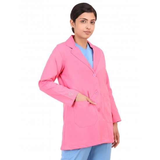 Medlooks Doctor's Apron Lab Coat Full Sleeves for Women/Female
