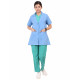 Medlooks Doctor's Apron Lab Coat Half Sleeves for Women/Female