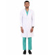 Medlooks Doctor's Apron Lab Coat Full Sleeves Long