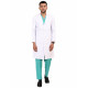 Medlooks Doctor's Apron Lab Coat Full Sleeves Long