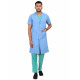 Medlooks Doctor's Apron Lab Coat Half Sleeves Long