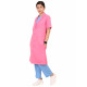Medlooks Doctor's Apron Lab Coat Half Sleeves Long