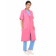Medlooks Doctor's Apron Lab Coat Half Sleeves Long