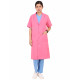 Medlooks Doctor's Apron Lab Coat Half Sleeves Long