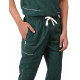 Medlooks Unisex Scrub Suit set with piping V-Neck 3 Pocket Top and Cargo Type Trouser