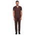 Medlooks Scrub Suit set with piping For Male V-Neck 3 Pocket Top and Cargo Type Trouser