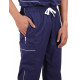 Medlooks Unisex Scrub Suit set with piping V-Neck 3 Pocket Top and Cargo Type Trouser