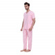 Medlooks Scrub Suit set with piping For Male V-Neck 3 Pocket Top and Cargo Type Trouser