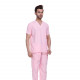 Medlooks Scrub Suit set with piping For Male V-Neck 3 Pocket Top and Cargo Type Trouser