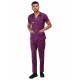 Medlooks Unisex Scrub Suit set with piping V-Neck 3 Pocket Top and Cargo Type Trouser