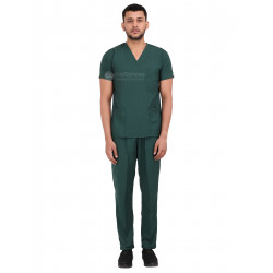 Medlooks Scrub Suit set For Male V-Neck 3 Pocket Top and Cargo Type Trouser