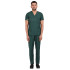Medlooks Scrub Suit set For Male V-Neck 3 Pocket Top and Cargo Type Trouser