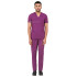 Medlooks Scrub Suit set For Male V-Neck 3 Pocket Top and Cargo Type Trouser with Matching Scrub Cap