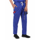 Medlooks Unisex Scrub Suit set V-Neck 3 Pocket Top and Cargo Type Trouser with Matching Scrub Cap