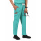 Medlooks Unisex Scrub Suit set V-Neck 3 Pocket Top and Cargo Type Trouser with Matching Scrub Cap