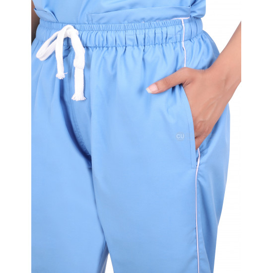 Medlooks Scrub Suit set with piping for Women/Female