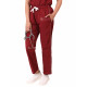 Medlooks Scrub Suit set piping design for Women/Female with Matching Scrub Cap
