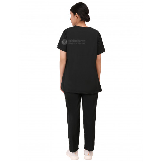 Medlooks Scrub Suit set for Women/Female with Matching Scrub Cap
