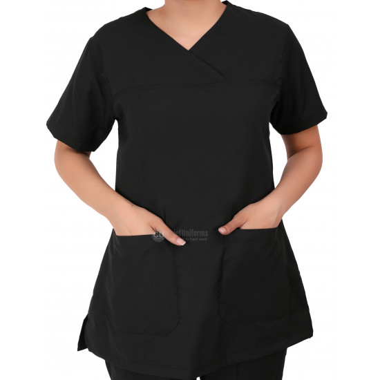 Medlooks Scrub Suit set for Women/Female with Matching Scrub Cap