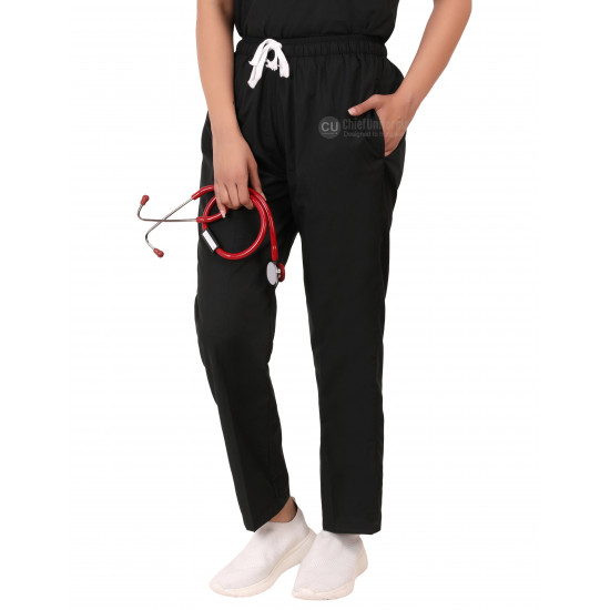 Medlooks Scrub Suit set for Women/Female with Matching Scrub Cap