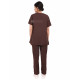 Medlooks Scrub Suit set for Women/Female with Matching Scrub Cap