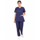 Medlooks Scrub Suit set for Women/Female with Matching Scrub Cap