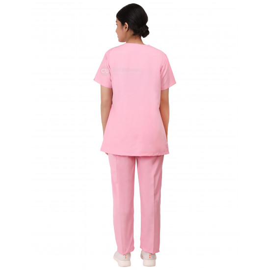 Medlooks Scrub Suit set for Women/Female with Matching Scrub Cap