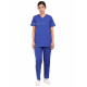 Medlooks Scrub Suit set for Women/Female with Matching Scrub Cap