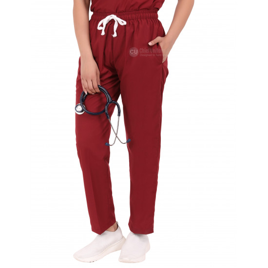 Medlooks Scrub Suit set for Women/Female with Matching Scrub Cap
