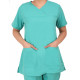 Medlooks Scrub Suit set for Women/Female with Matching Scrub Cap