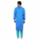 Medlooks Cotton Reusable Ortho Surgeon Gown with Set of Face Mask and Cap | Blue