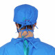 Medlooks Cotton Reusable Ortho Surgeon Gown with Set of Face Mask and Cap | Blue