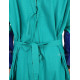 Medlooks Cotton Reusable Surgeon Gown with Impervious Material and with Set of Face Mask and Cap | Green