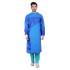 Medlooks Cotton Reusable Ortho Surgeon Gown with Impervious Material and with Set of Face Mask and Cap | Blue