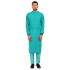 Medlooks Cotton Reusable Surgeon Gown with Set of Face Mask and Cap | Green